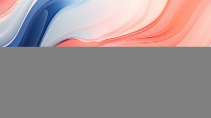 Naklejka premium A colorful abstract painting with blue, pink and white swirls. The painting has a dreamy, whimsical feel to it