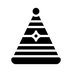 party hat glyph icon
