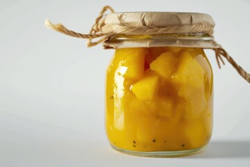 glass of jam with mango jam, mango chutney, mango sauce, mango relish, mango sauce, mango ketchup