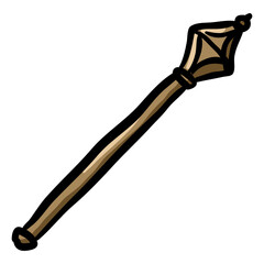 Mace - Hand Drawn Doodle Icon
