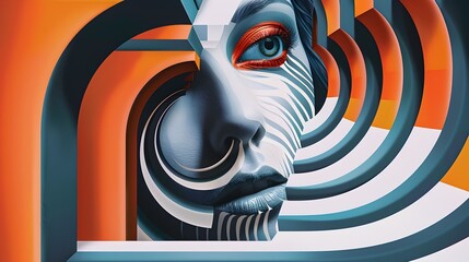 Mesmerizing Surreal Optical Illusion with Impossible Geometry and Mind Bending Perspectives