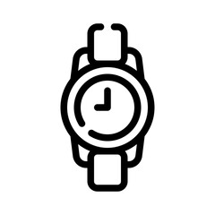 wristwatch line icon
