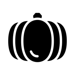 pumpkin glyph icon