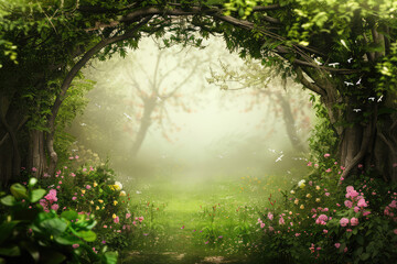 Fototapeta premium Creative outdoor background