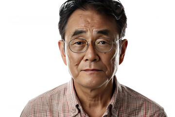 Obraz premium korean man Isolated on white background