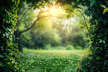Fototapeta premium Creative outdoor background