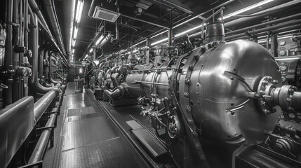 big aerospace old production factory 