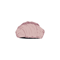 Oriental headdress on an isolated background. Turban.