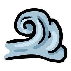 Wind - Hand Drawn Doodle Icon