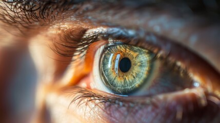 The Iris in Close-Up View