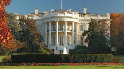 The White House's iconic facade is a must-visit, steeped in presidential history and significance. 