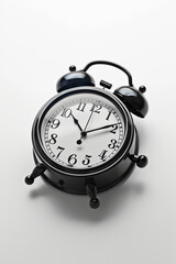 Alarm Clock isolated on a white background, Isolate object - Generative AI