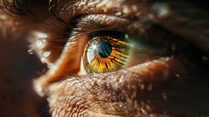 A Close-up of Human Eye