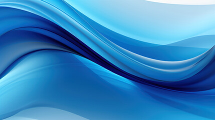 abstract blue wavy background illustration	