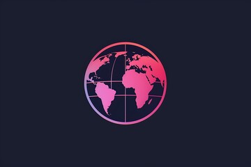 A logo with a stylized globe, conveying global presence and connectivity