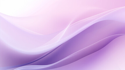 Fototapeta premium Tranquil Lavender Swirls, Smooth Purple Curves, Relaxing Abstract Background with Copy Space