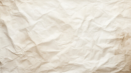 Obraz premium Crumpled Solitude: A Monochromatic Display of a Crumpled Piece of White Paper, Highlighting Soft Shadows and Textured Creases, Ideal for Minimalistic Art Projects or Textured Backgrounds