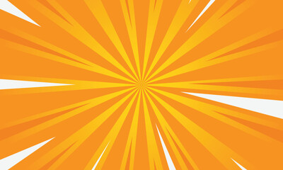 Obraz premium Sun Rays or Explosion Boom for Comic Books Radial Background Vector. background pattern comic book template.