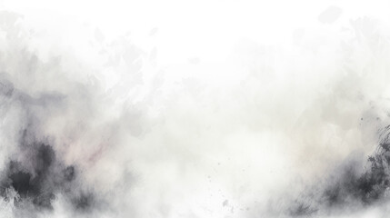 Fototapeta premium Dreamy Floral Smoke, Soft Watercolor, Elegant Abstract Background with Copy Space