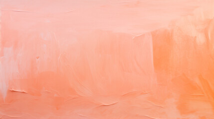 Warm Coral Texture, Smooth Acrylic Painting, Vibrant Abstract Background with Copy Space