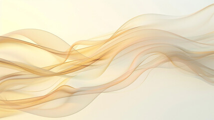 A luminous and airy wave with subtle gradients, isolated on a pristine white canvas.