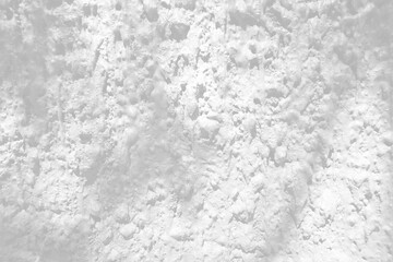 Empty rough plaster with white paint dripping background. Concrete rough wall. Abstract painted...