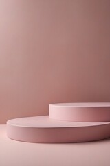 An empty product podium, product photography