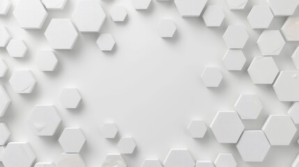 minimalist hexagons abstract background