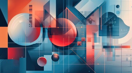 marketing innovation and creativity abstract background