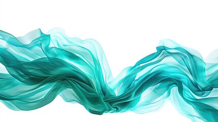 tidal silk wave background isolated on white background