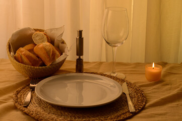 christmas table setting