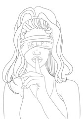 Femme qui est dans l'incapaciter de pouvoir révéler c'est problème  