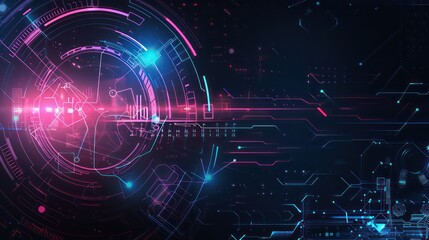 holographic blueprint background