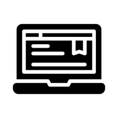 information glyph icon