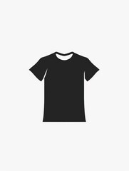 simple t-shirt illustration design mockup