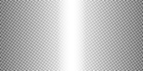 Abstract wave halftone black and white. Monochrome texture for printing on badges, posters, and business cards