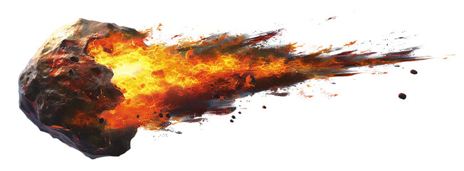 Flying meteor cut out