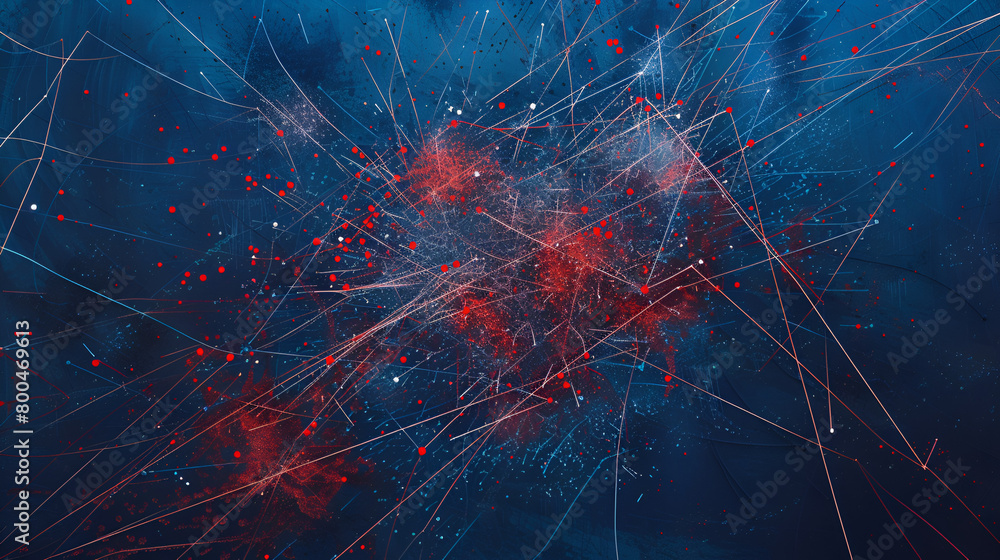 Poster background with splashes