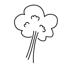 Hand Drawn Doodle Fart 