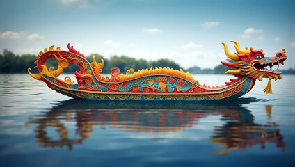 Dragon Boat Festival Copyspace Background