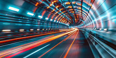 "Velocity of Light: Speeding Through the Urban Core"
"Futuristic Transit: Light Trails in the City's Veins"