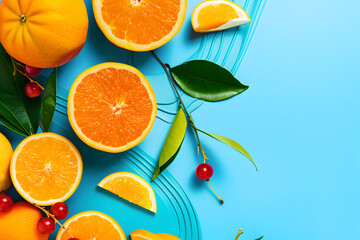 Creative trendy summertime banner mockup. Summer shopping sales and vacation concept.