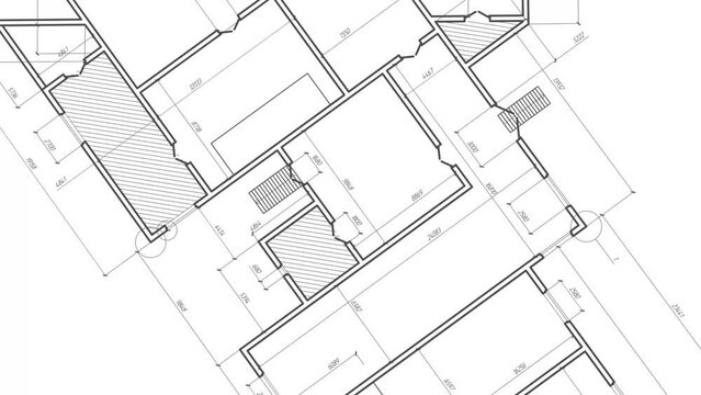 Engineering design .Industrial construction of houses .Architectural plan .House plan project .