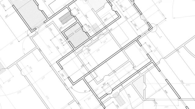 Architectural plan .House plan project .Engineering design .Industrial construction of houses .