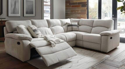 Sectional Sofa Recliner: Photos of sectional sofas with built-in recliners