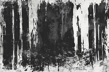 Black and white textured background with rough, grunge effects 