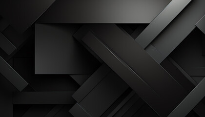 Create a sophisticated geometric background with overlapping shapes in monochrome for a modern website