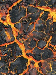 lava detailed cracked texture background