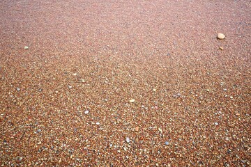 Lots of small colorful pebbles from the seashore