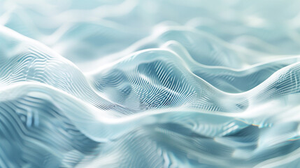 A delicate and graceful micro wave, evoking a sense of calm and wonder.